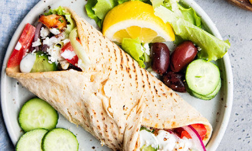 Mediterranean Wrap Plate